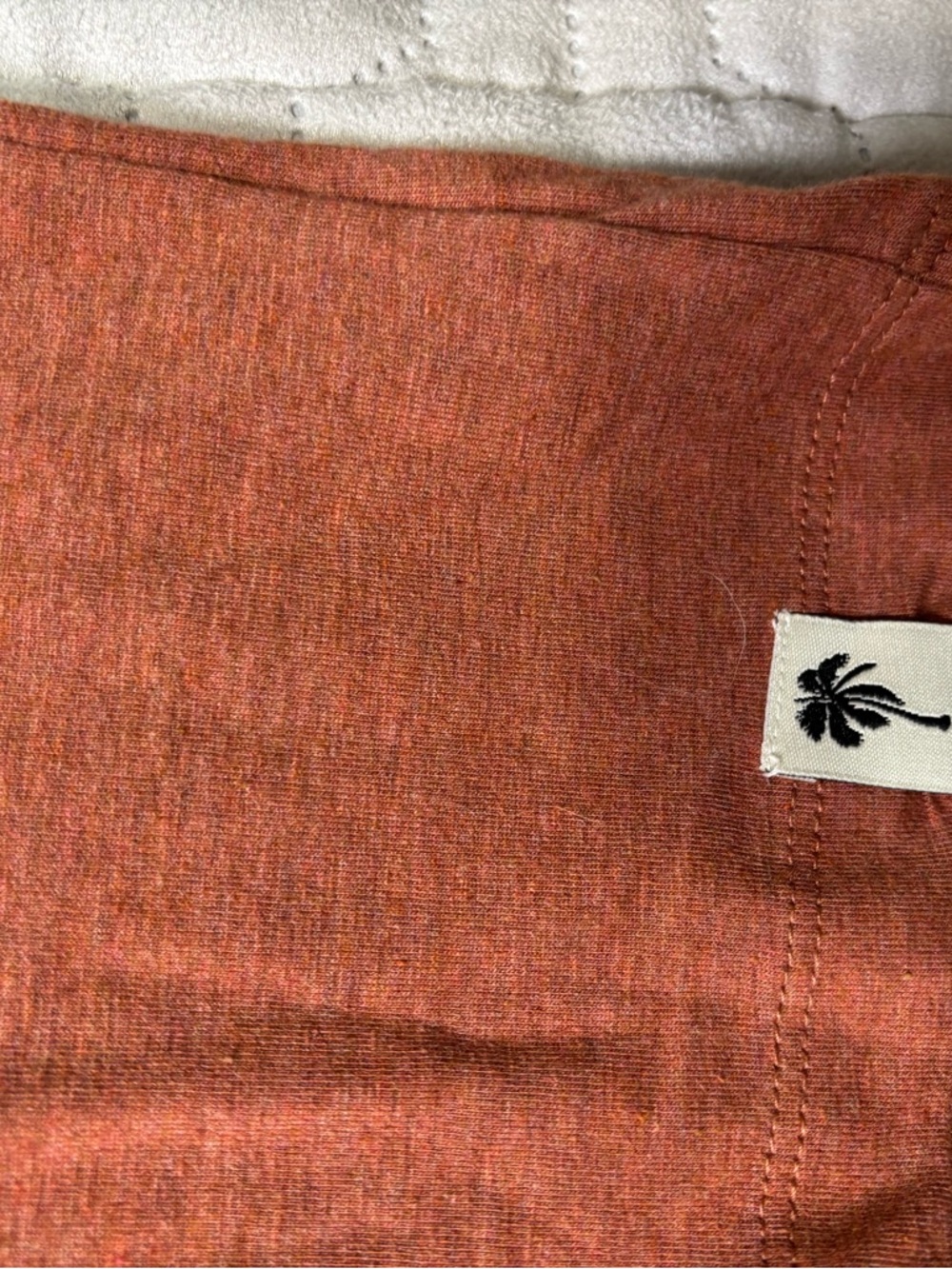 Free Planet Men's Rust Orange Crewneck Tee - Picture 5 of 11